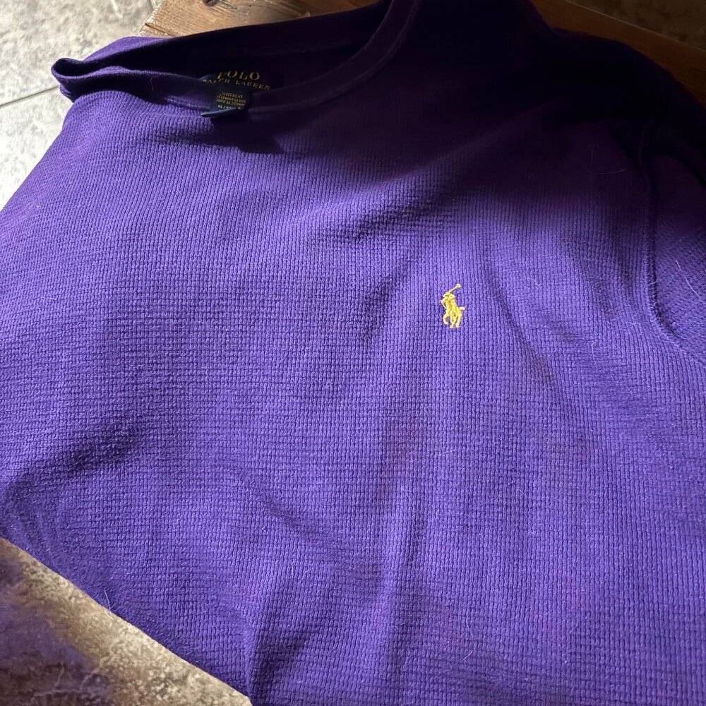 Mens Ralph Lauren Polo Waffle shirt
